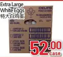 Hong Tai Supermarket Extra large white eggs offer