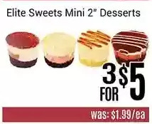 Nations Fresh Foods Elite sweets mini 2" desserts offer