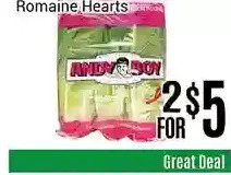 Nations Fresh Foods Romaine hearts offer