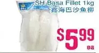 Grant's Foodmart Sh basa fillet offer