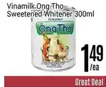 Nations Fresh Foods Vinamilk ong tho sweetened whitener offer
