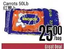 Nations Fresh Foods Carrots offer