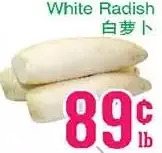 Grant's Foodmart White radish offer