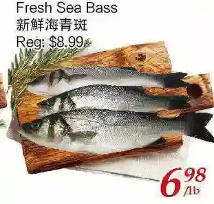 Tone Tai Supermarket Fresh sea bass offer