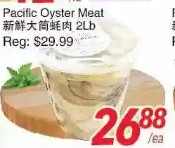 Foody World Pacific oyster meat offer