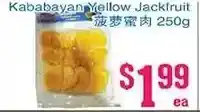 Kababayan yellow jackfruit