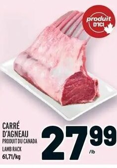 Metro Lamb Rack offer