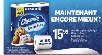 Provigo Charmin Papier Hygienique 12=48 rouleaux offer