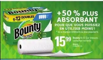 Provigo Bounty Sur mesure 6=12 offer