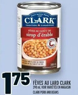 Metro Clark Pork and Beans offer