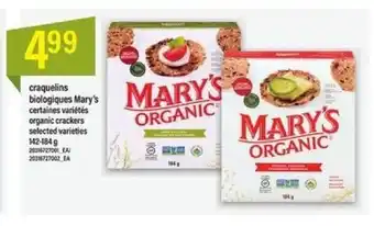 Maxi Mary's craquelins biologiques 142-184 g offer