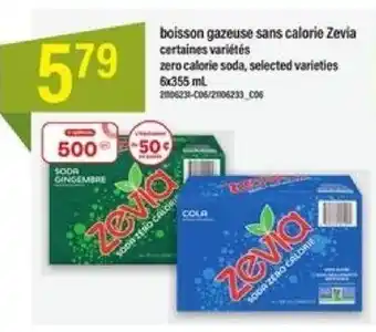 Maxi Zevia boisson gazeuse sans calorie 6x355 ml offer