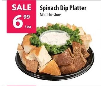 Co-op Spinach Dip Platter offer