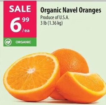 Co-op Organic Navel Oranges offer