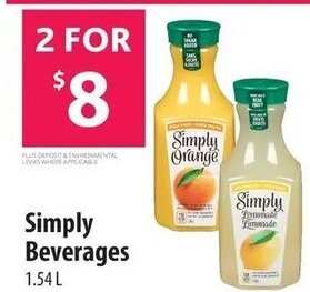 Co-op Simply Beverages 1.54L offer