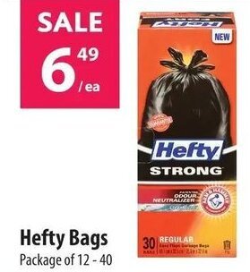 Co-op Hefty Bags Package of 12-40 offer