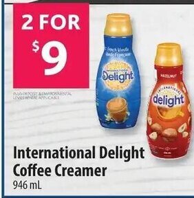 Co-op International Delight Coffee Creamer 946ml offer