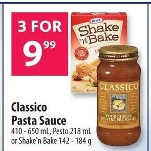Co-op Classico Pasta Sauce offer