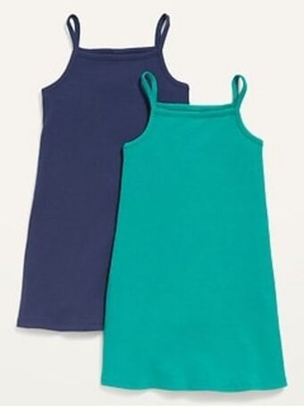Old Navy Sleeveless rib-knit dress 2-pack for toddler girls offer