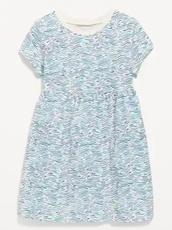 Old Navy Short-sleeve fit & flare dress for toddler girls offer