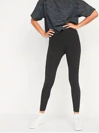 Old Navy Extra high-waisted powerchill hidden-pocket 7/8-length leggings for women offer