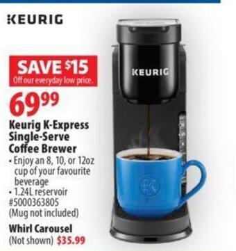 London Drugs Keurig K-express single-serve coffee brewer offer