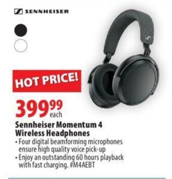 London Drugs Sennheiser momentum 4 wireless headphones offer