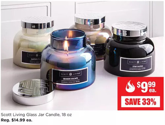 Kitchen Stuff Plus Scott living glass jar candle offer