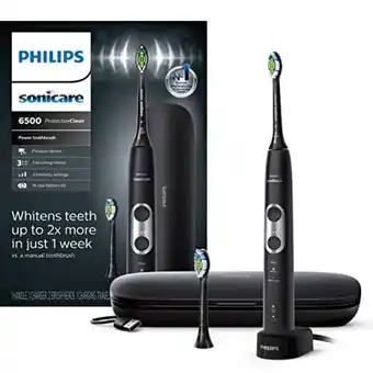 Amazon Philips sonicare protectiveclean 6500 rechargeable electric toothbrush offer