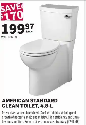 Co-op American Standard Clean Toilet 4,8-L offer