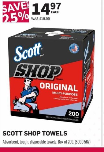 Co-op Scott Shop Towels offer