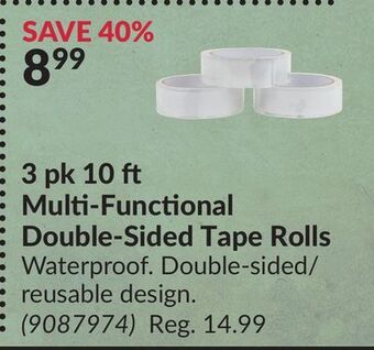 Princess Auto 3 pk 10 ft multi-functional double-sided tape rolls offer