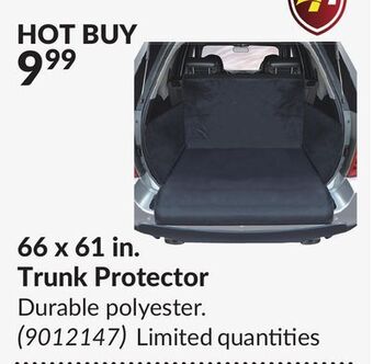 Princess Auto 66 x 61 in. trunk protector offer