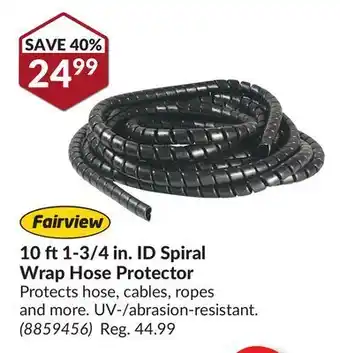 Princess Auto 10 ft 1-3/4 in. id spiral wrap offer
