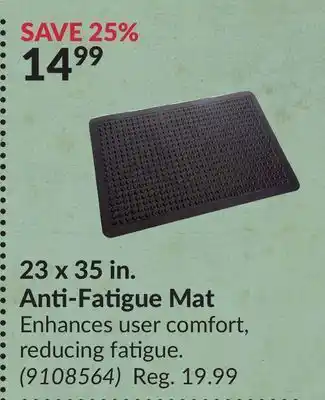 Princess Auto 23 x 35 in. anti-fatigue mat offer