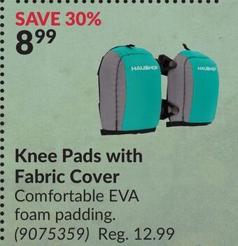 Princess Auto Knee pads with fabric cover offer