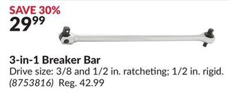 Princess Auto 3-in-1 breaker bar offer