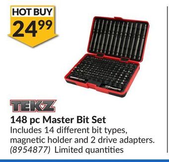 Princess Auto 148 pc master bit set offer