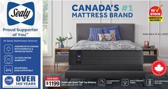 Bad Boy Superstore Timberlake queen tight top mattress offer