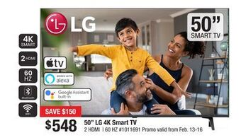 Bad Boy Superstore 50" lg 4k smart tv offer