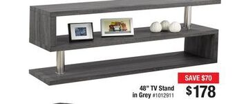 48" tv stand in grey