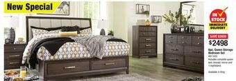 Bad Boy Superstore 6pc. queen storage bedroom set offer