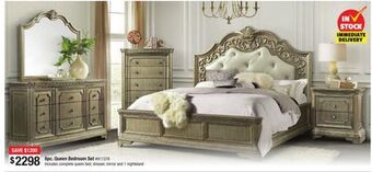 Bad Boy Superstore 6pc. queen bedroom set offer