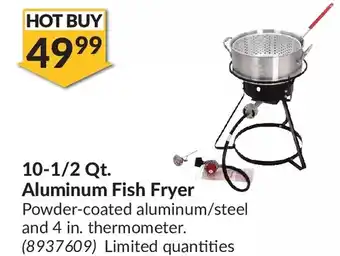 Princess Auto 10-1/2 qt. aluminum fish dryer offer