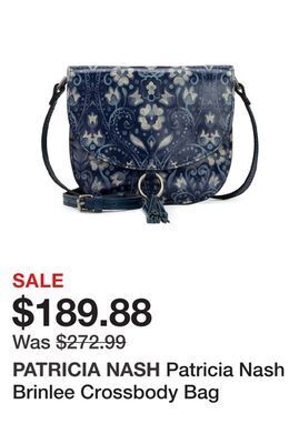 TSC Stores Patricia nash brinlee crossbody bag offer
