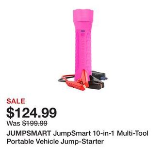 TSC Stores Jumpsmart 10-in-1 multi-tool portable vehicle jump-starter offer