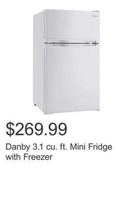Costco Danby 3.1 cu. ft. mini fridge with freezer offer