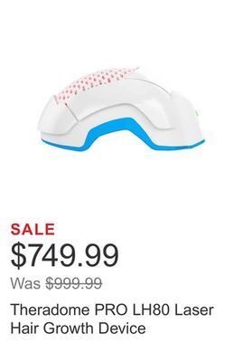 Costco Theradome pro lh80 laser hair growth device offer