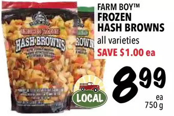 Farm Boy Farm boy frozen hash browns offer