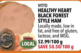 Farm Boy Vitto healthy heart black forest style ham offer